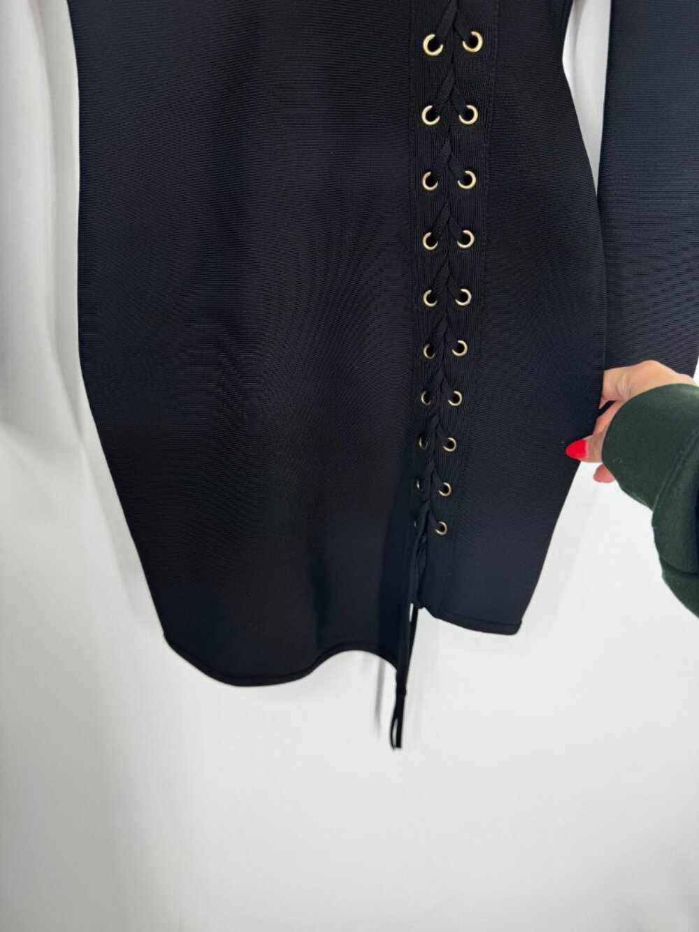 House of London Black Daniela Mini Dress Size S - Picture 6 of 13